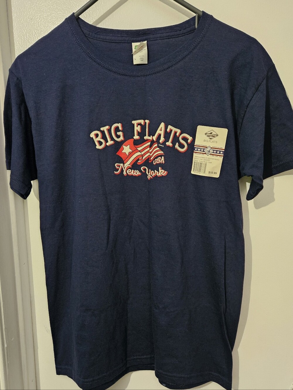 Fruit Of The Loom New York Kids Navy Graphic Tee